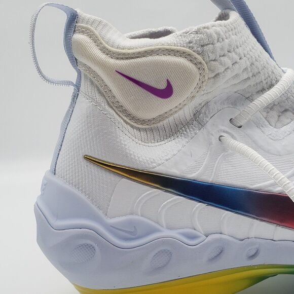 Nike Alpha Huarache Nike Vapor Edge Elite 360 Flyknit "Rainbow Swoosh" Special - Picture 5 of 10